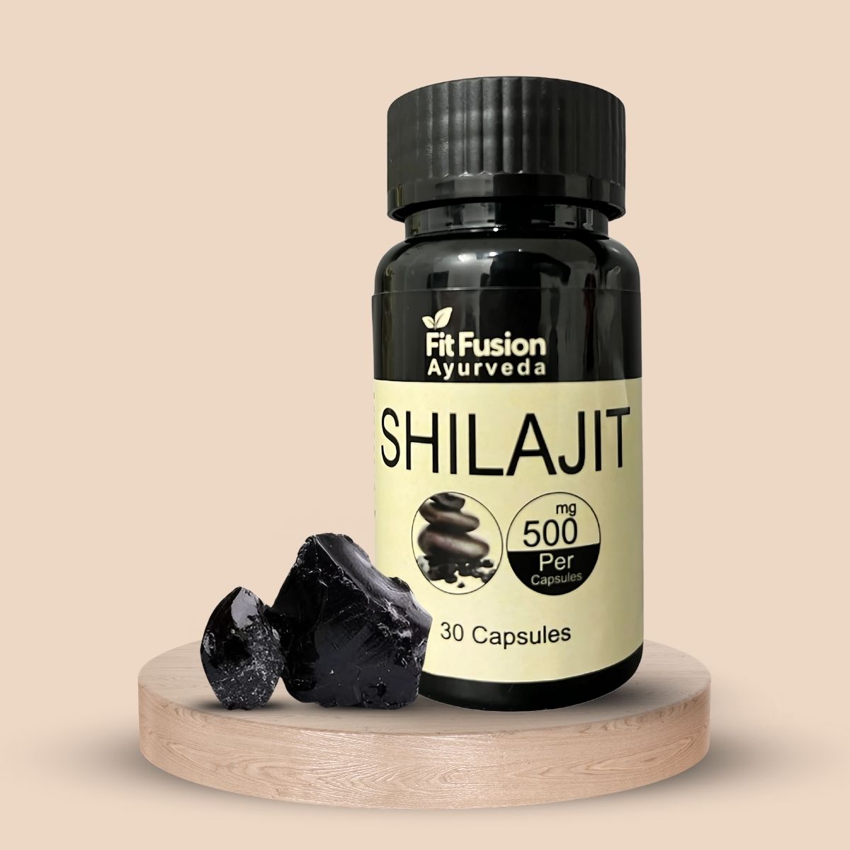 Fit Fusion Ayurveda Shilajit Capsules - 30 Capsules  - View 2