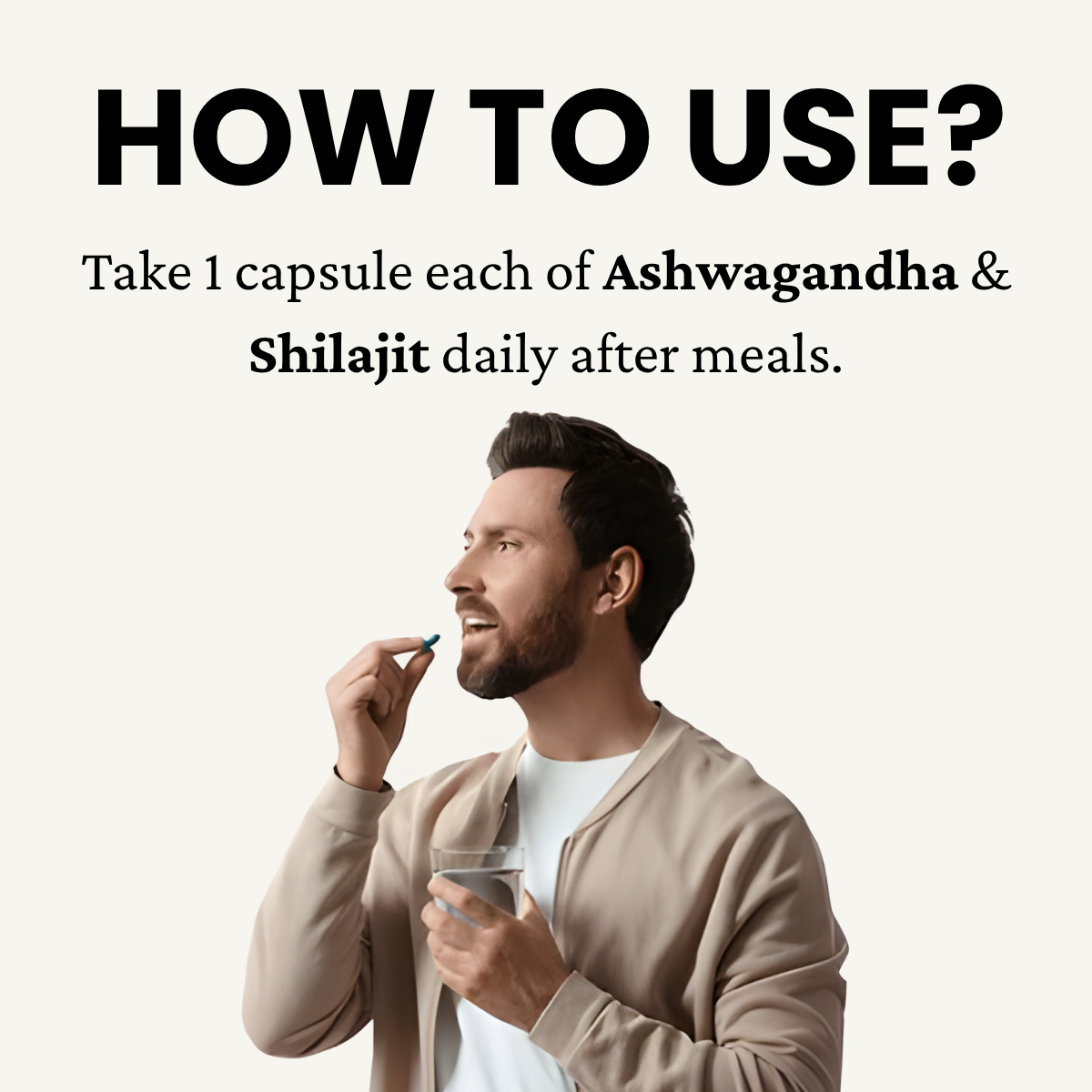Fit Fusion Ayurveda Ashwagandha + Shilajit Capsule Vitality Combo For Men - View 6